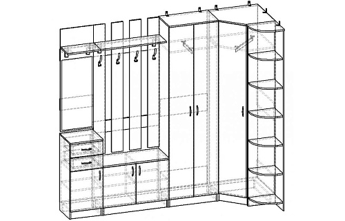 Прихожая Горизонт-11М