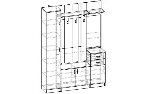 Прихожая Горизонт-6М