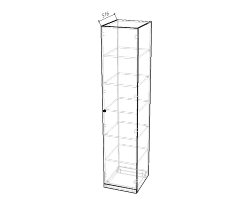Шкаф распашной Стрекоза-1 Космея