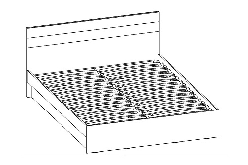 Кровать Милена, ширина-80