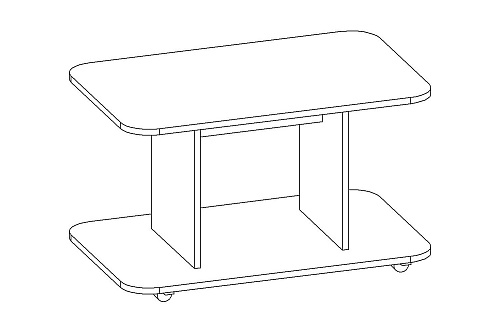 Журнальный стол Вояж-2 СЖ.011.800-00