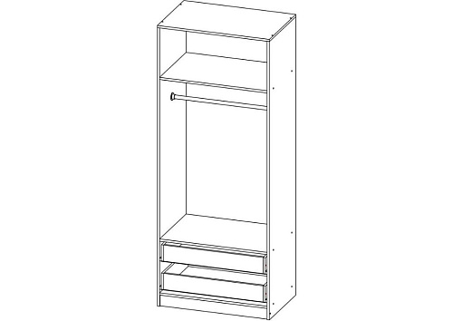 Шкаф распашной Зодиак 2.2