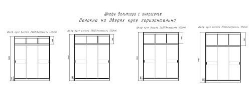 Шкаф-купе Валмиера-7А